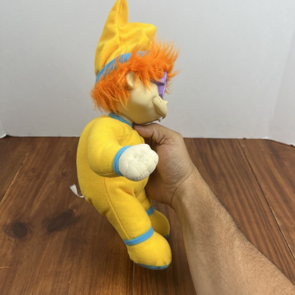 Vintage 1997 Mattel Viacom Rugrats 12" Chuckie Finster Pj's Plush - Picture 8 of 11